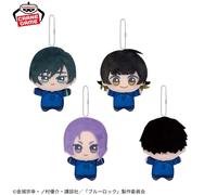 100% véritable Banpresto bleu serrure peluches Isagi Yoichi Nagi Reo Rin Figure parlant peluche Anime peluche poupée Pandent jouets cadeaux A
