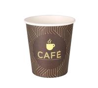 100 Verres À CAFÉ 120 CC Carton Marron BIODÉGRADAB