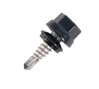 100 Vis bac acier - couturage - TH12-6,3x22mm- RAL6005 - SCELL-IT - ZTCR-63022-6005