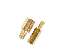 100 vis de fixation hexagonales en laiton M2, .5, M3 et M4 for carte mère(28mm,M3(Head 4mm))