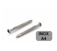 100 vis terrasse inox A4 tête réduite Torx TX25 autoforeuse - Dimensions: 5 x 50 mm
