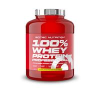 Scitec Nutrition 100% Whey Protein Professional - Amélioré avec des acides aminés supplémentaires et des enzymes digestives - Sans gluten - Sans huile de palme, 2.35 kg, Citron gâteau au fromage