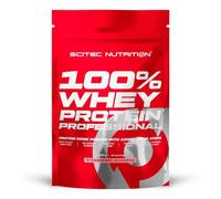 Scitec Nutrition - 100% Whey Protein Professional - Fraise - 1000 g - Sans gluten, enzymes digestives