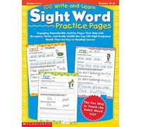 100 Write-And-Learn Sight Word Practice Pages