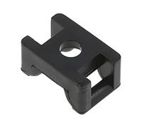 100 x 151-24600 support vissable UL94V-2 noir B. Attache-câbles : 6 mm H : 9 ...
