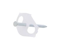 100 x 1996 50 supports transparents pour fixer des câbles avec clou OBO LIT