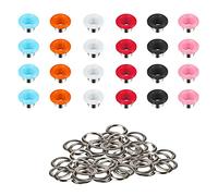 100 x 4 mm Oeillets avec Grommet laiton rondelles en épreuve de la rouille de l'artisanat en cuir, en tissu Réparation, travail en tissu, chaussures, sacs, Scrapbooking et accessoires de mode