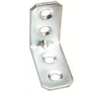 100 X Angle 30x30 x16x1,5mm Équerre Meubles Equerre de Chaise Perle Argent Zinc
