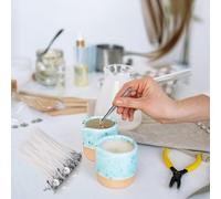 100 X Candle Wicks (5 Cm),Cotton Wick 5 Cm,Candle Wicks For Candle Making Diy,Candle Wicks