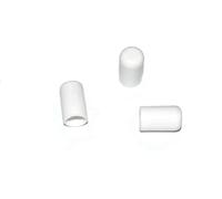 100 x capuchon pour tube rond D=6 mm L=11 mm blanc PVC