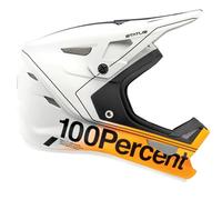 100% x Casque Mixte, Noir/Blanc/Bleu, M