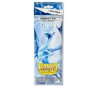 100 X Dragon Shield Parfait Ajustement Manches De Carte Scellables - Transparent