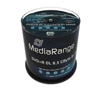 - 100 x DVD+R DL - 8.5 Go 8x - surface imprimable par jet d'encre - spindle