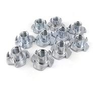 100 x Ecrou à Griffes Enfoncer Frapper 10 x 13