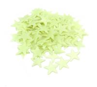 100 X Etoiles Brillant Lumineuses Stickers dans le Noir Plastique Fluorescent