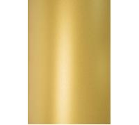 100 x Glossy Gold Pearlescent Cardboard 300 g A5 148 x 210 mm Sirio Pearl Aurum Metallic Effect Decorative Paper for Invitations Greeting Cards DIY Entrance Tickets Place Cards DIY