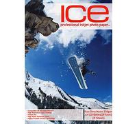 100 x ICE A4 Double Face Brillant/Mat Papier d'impression Photo Jet d'Encre - 230 gsm - Papier Photographique Premium Professional