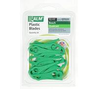 100 x Lames en plastique ALM QT028 - Convient pour Gtech, Qualcast, Bosch et Sovereign (voir les modèles spécifiques dans la description)