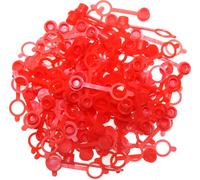 100 x M10 capuchons de graisseur capuchons anti-poussière capuchons de graisseur ROUGE