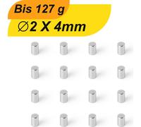100 x plaque magnétique néodyme aimant rond super aimant fort petits aimants plats aimants 2x4