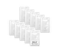 100 x Porte-badge Porte-carte A7 (105 x 74 mm) vertical