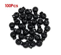100 X Serrures De Cordon À Billes Noires Bascule Les Verrous Ronds