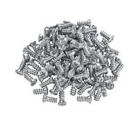 100 x SOTECH Euro vis 6,3 x 25 mm Vario vis spéciales filetage complet alésage 5 mm avec tête Panhead (forme de tête ronde pour une force d'appui élevée)