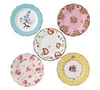 100 Years by Royal Albert 1950-1990 Assiette 20 cm/Q900, Lot de 5