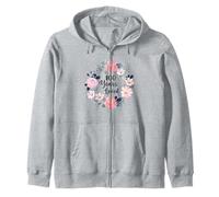 100 Years Loved 100th Birthday Floral 100 Year Old Men Women Sweat à Capuche