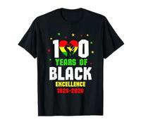 100 Years of Black Excellence 1926-2026 Celebration African T-Shirt