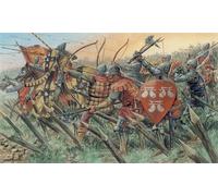 100 Years War British Warriors 1:72 Figurine Plastique Model Kit Italeri