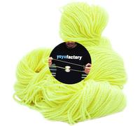 100 Yo-Yo FICELLES DE Replacement par YoyoFactory - Jaune (100% Polyester, 100 Piéces, Convient à Tous Les Yoyos)