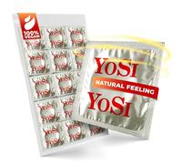 100 YOSI Préservatifs Natural Feeling - sensation naturelle - Regular Natural Lubricated Préservatifs