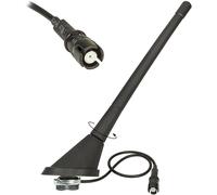 1000-005 Antenne De Toit 16v Raku 2 Ii Compatible Avec Audi Opel Seat Skoda Vw Anti Noise Stab 17,5cm 60 Grad