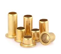 1000-100 pièces 0,9 1,3,5,7 2, 4 6 mm Rivets creux en laiton et cuivre for circuits imprimés, clous for, vias tubulaires, écrous à, œillets lingli(4mm,200pcs -M4)