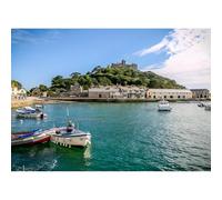 1000 (50x70cm)-Piece Adult Jigsaw Puzzle of St. Michael's Mount in The UK, a Famous Scenic Spot That integrates Natural Landscapes, Historical Architecture, and Cultural Attractions.