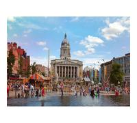 1000(50x70cm)-Piece Adult Puzzle, Nottingham City Center Architecture Puzzle in The UK, Teen Game and Intellectual Toy