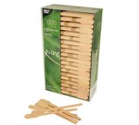 Papstar Agitateurs en bois Pure 13 cm – Pack 1000 pièces