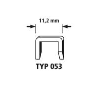 Wolfcraft Agrafes larges 7045000 type 053 14 mm Lot de 1000