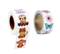 1000 Autocollants Animaux et Fleurs Enfants, Gommettes