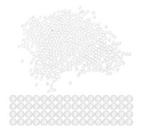 1000 billes de verre sphériques 3,5 MM transparentes polies | Verre sodocalcique, répartition de charge uniforme, réduit les vibrations, pour moteurs industriels et roulements modèles