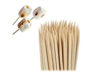 1000 brochettes bambou, 40 cm, pour viande et légumes, bâtonnets à barbe à papa, brochettes à fruits, nature, en set