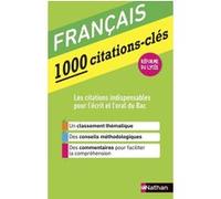 1000 citations-clés - Français Marie Cosnay (Auteur), Denis Huisman (Auteur)