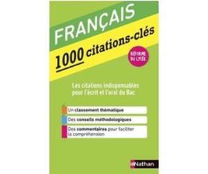 1000 citations-clés - Français Marie Cosnay (Auteur), Denis Huisman (Auteur)