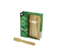 1000 cuillères à glace en bois pur 9,4 cm (10625)