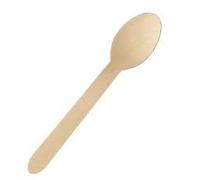 1000 Cuillères à soupe jetables en bois 165 mm compostables et biodégradables