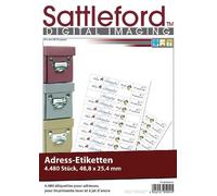 1000 étiquettes autocollantes 99,1 x 57 mm [Sattleford]