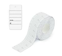 1000 étiquettes cartonnées trouées 30x58mm impression : étiquettes continues "Taille / €" en rouleau - étiquettes de prix - étiquettes à étiquettes - étiquettes volantes [Lignes E-3058]