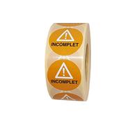1000 étiquettes INCOMPLET - Rondes Ø 35 mm - Sticker autocollant en papier
