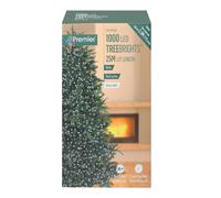 1000 Lumières De Noël LED Arbre Avec Minuteur Multi-Action Par Premier - Blanc